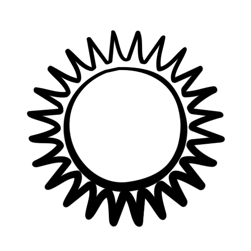 Half Sun Clipart