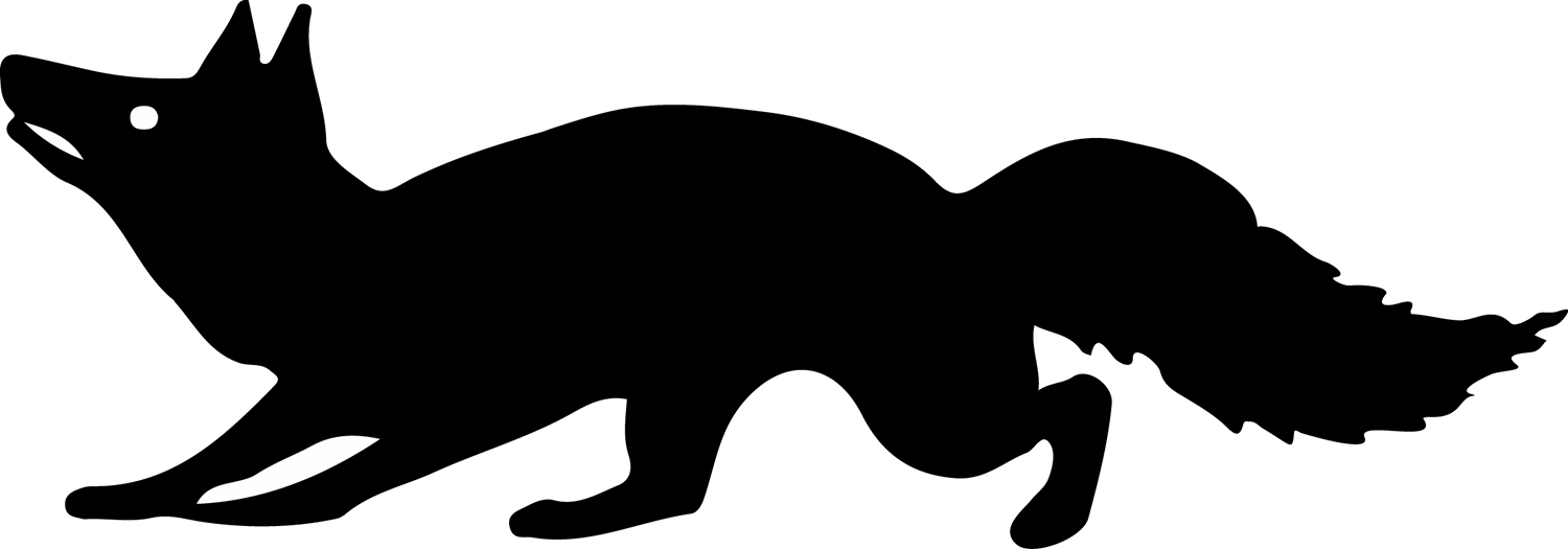 Free Vintage Image - Fox Silhouette - The Graphics Fairy