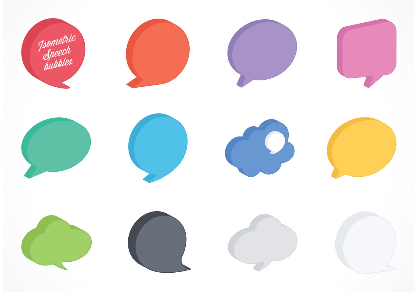 Speech Bubble Free Vector Art - (1579 Free Downloads)