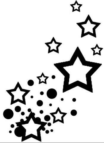 Star tattoo clipart