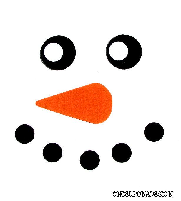 Best Photos of Printable Snowman Face Pattern - Snowman Face ...