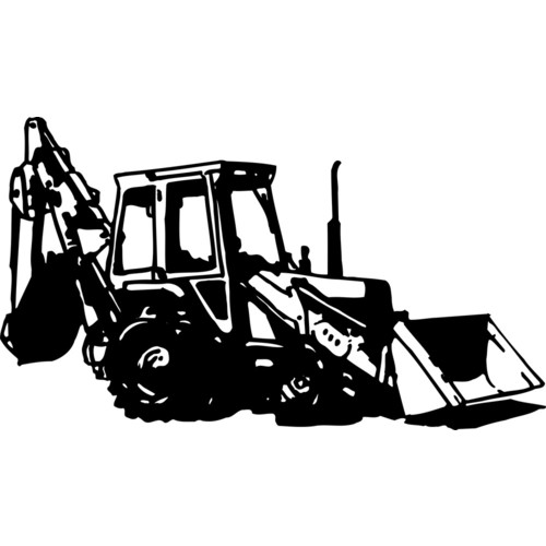 Backhoe Clipart