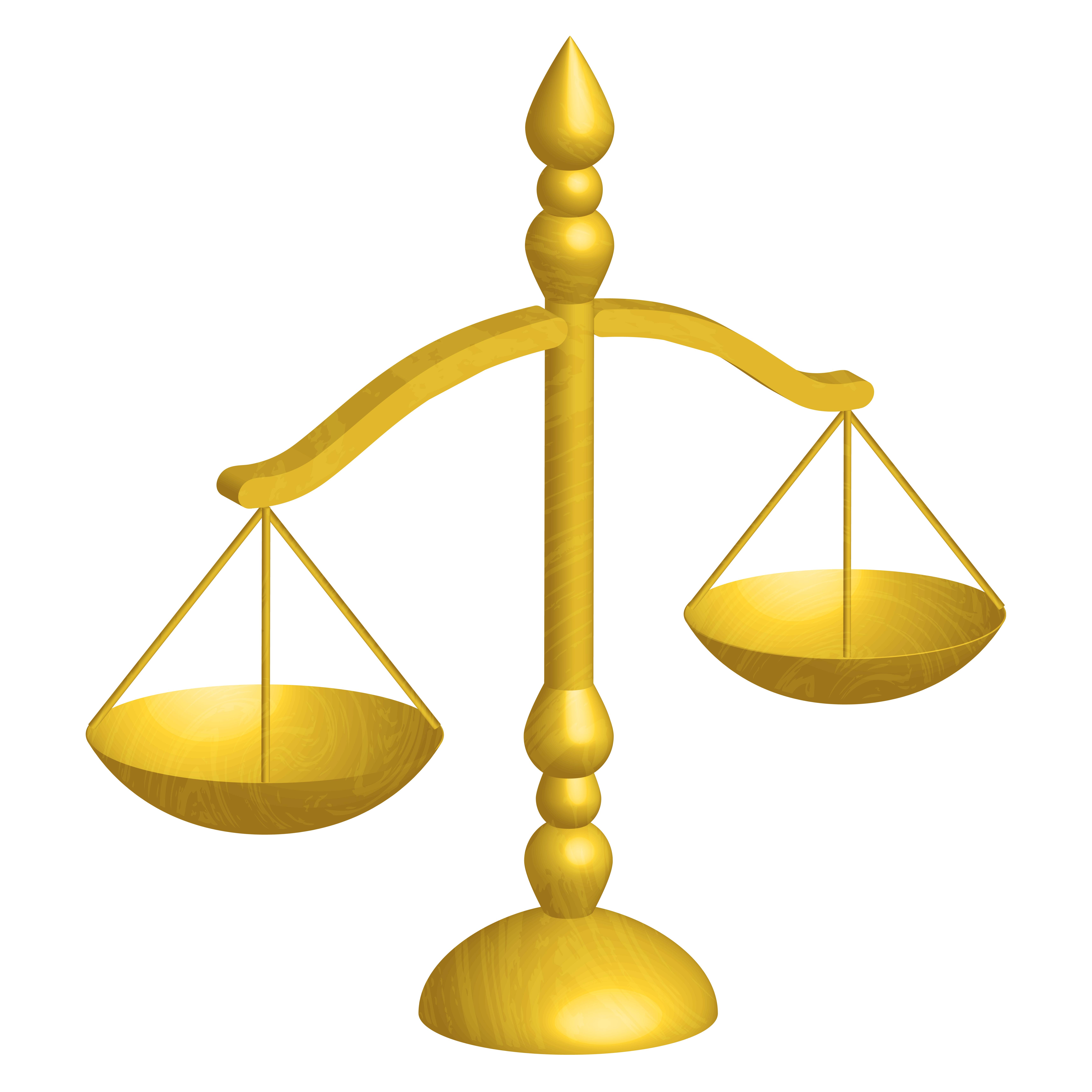 Uneven Balance Scale Clipart