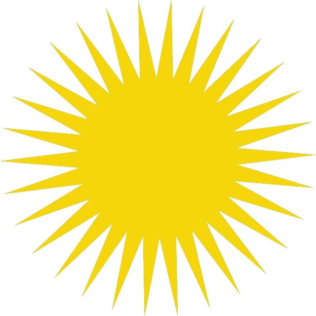 SUNNY WITH TEMPERATURE WEATHER SYMBOL - Download at Vectorportal