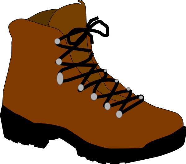 Hiking Boot Clip Art - vector clip art online ...