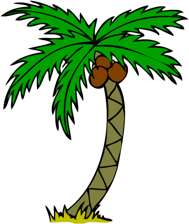 Hawaiian Palm Tree Clip Art - Free Clipart Images