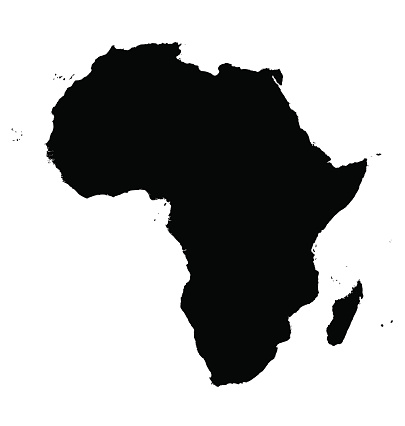 Africa Map Silhouettes Clip Art, Vector Images &amp; Illustrations ...