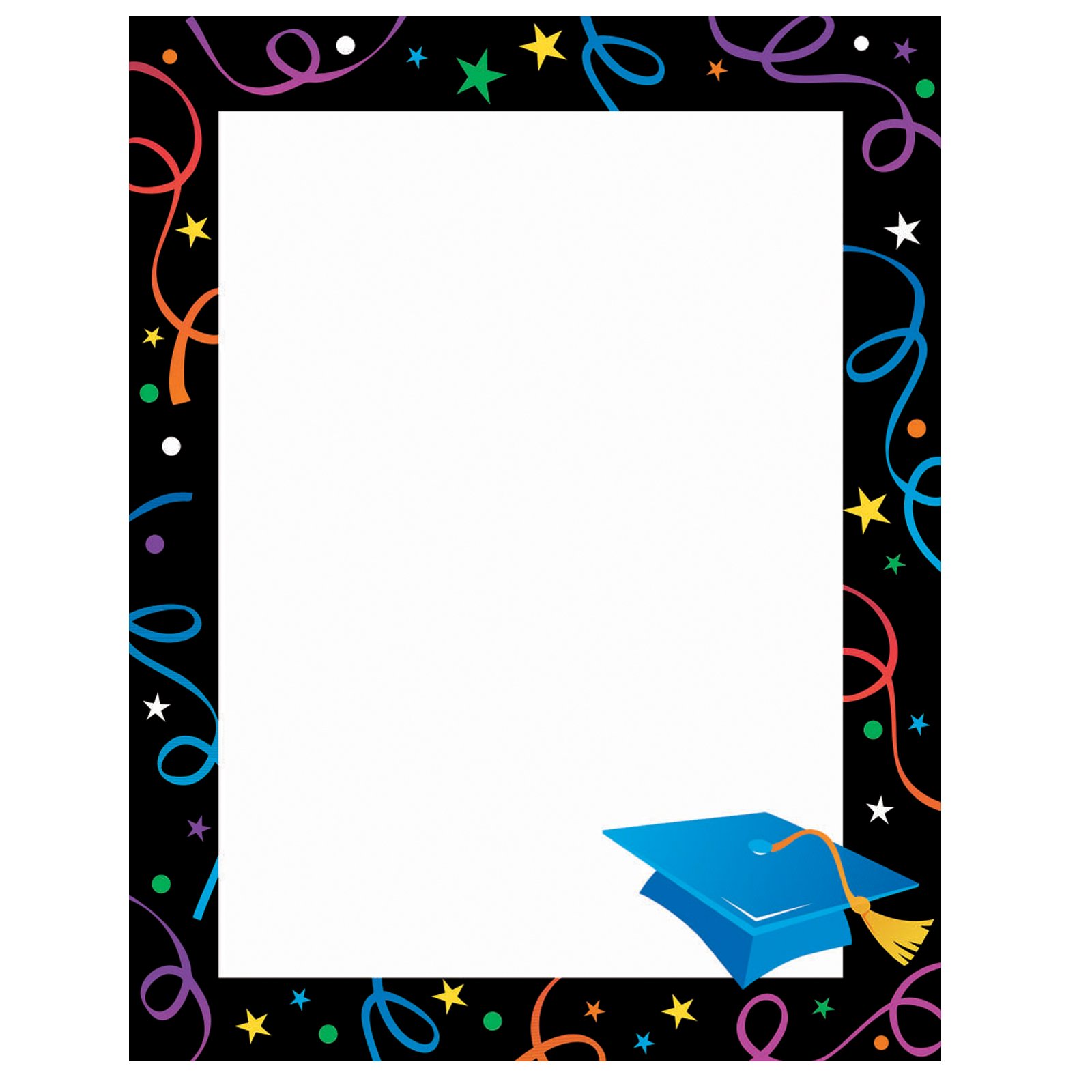 Graduation Decorative Border Clipart