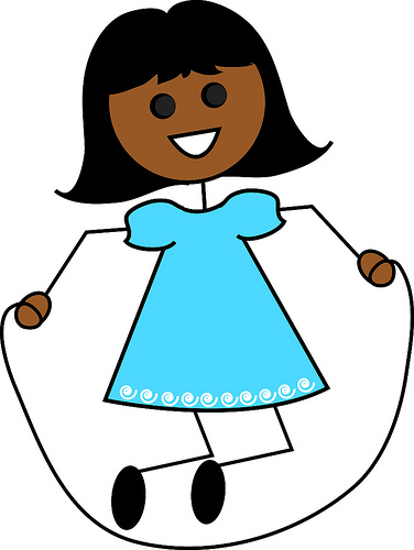 Kids Jump Rope Cartoon
