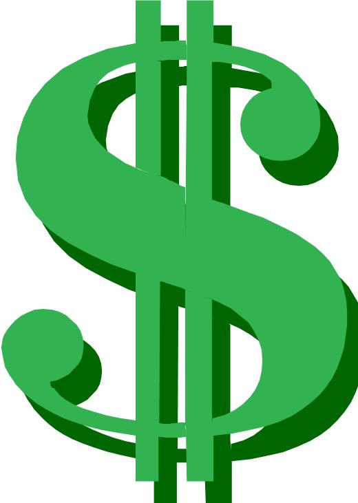 Cartoon Dollar Sign Clipart