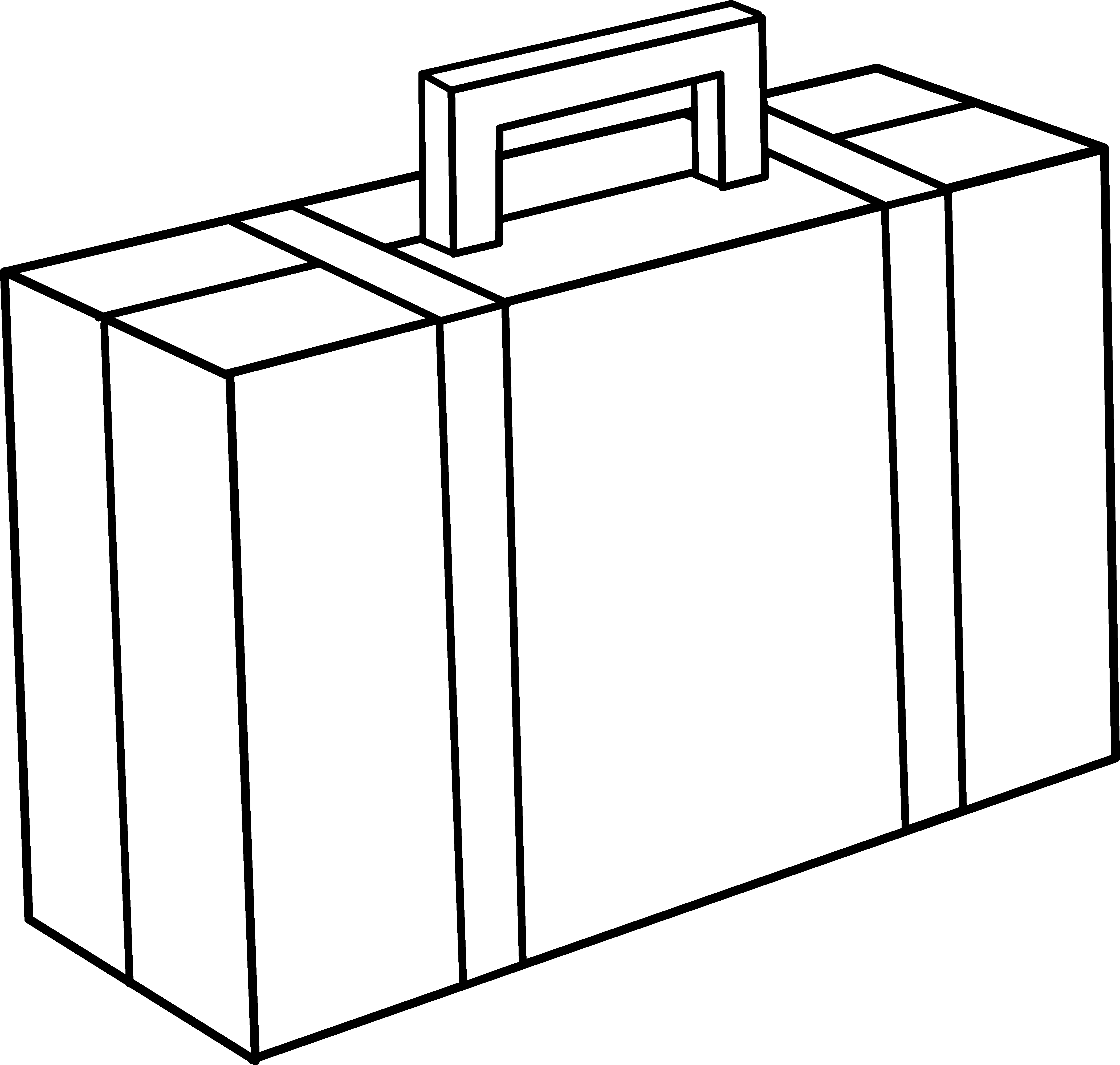 Suitcase Clipart Black And White - ClipArt Best