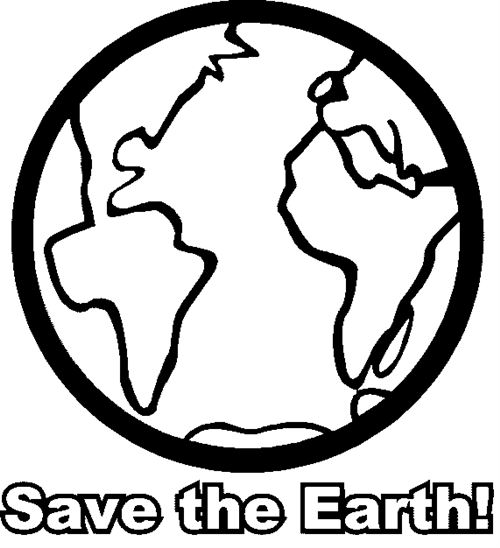 Earth Day Clipart Black And White - Free Clipart ...