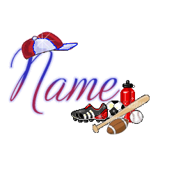 Manly animated email names