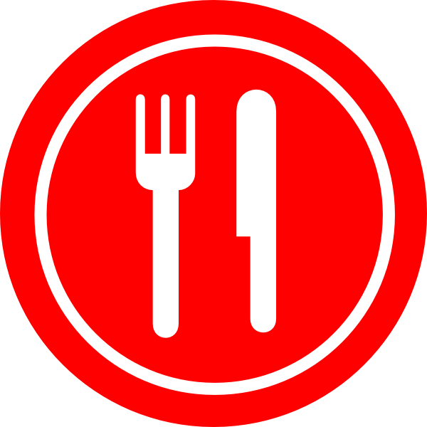 Plate Fork And Knife Clipart