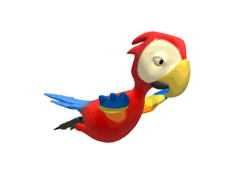 Animations A2Z - animated gifs of people parrot