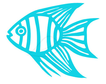 Angelfish Clipart - Tumundografico