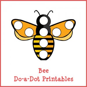 Free Bee Do-a-Dot Printables - Gift of Curiosity