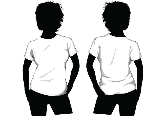 Girl T-shirt Template - ClipArt Best