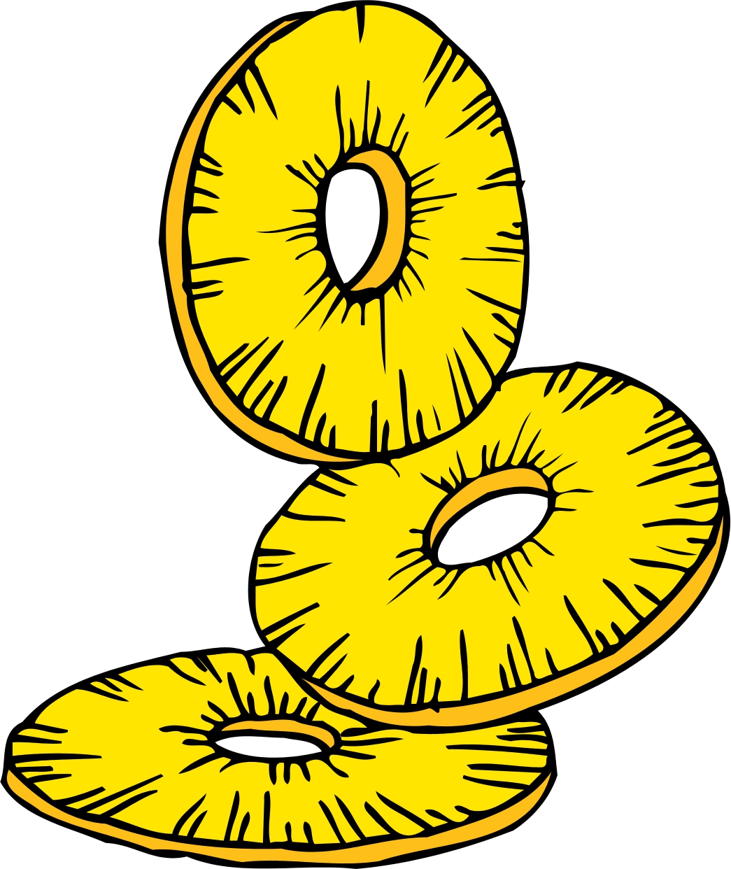 Cartoon Pineapple - ClipArt - Free Clipart Images