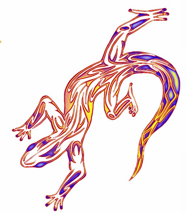 gecko, Joshua Steven Joseph Mersereau, SciFi Fantasy Art