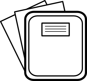 White notepad clip art at vector clip art image #20810