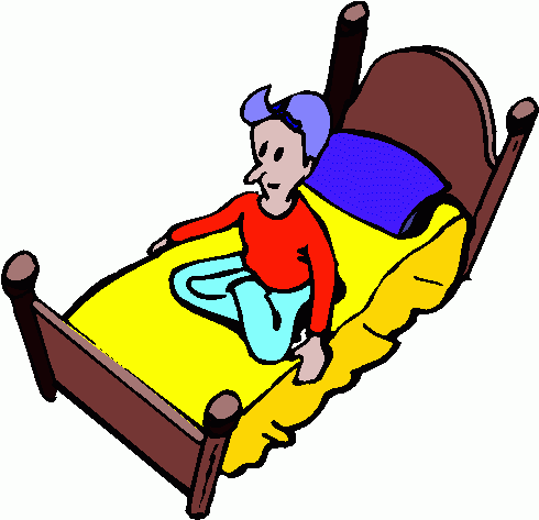 boy_on_bed_2 clipart - boy_on_bed_2 clip art