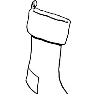 Exclusive Black And White Christmas Stockings Design | ClipArTidy
