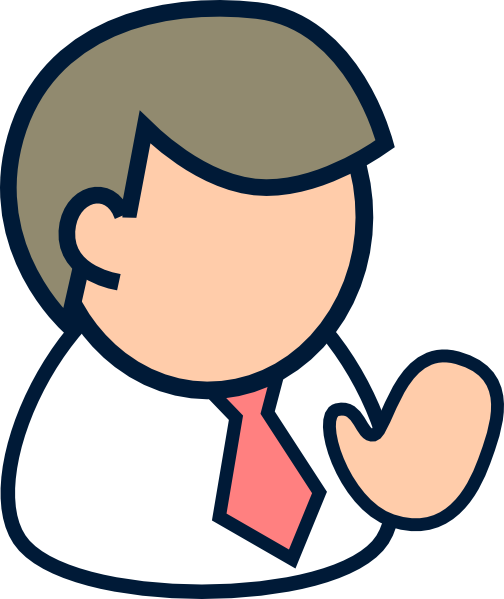 People Business Male clip art Free Vector