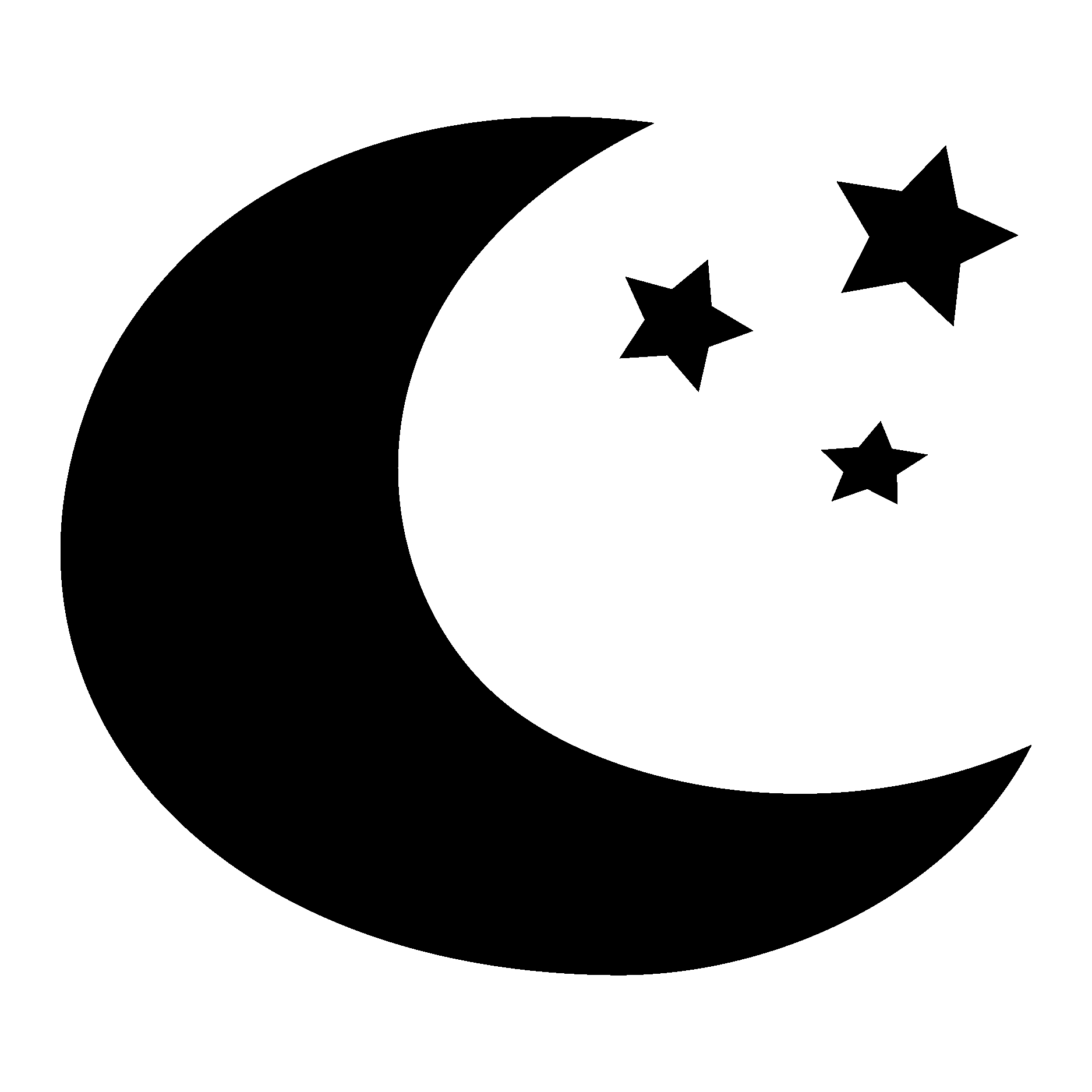 Moon Silhouette Clipart