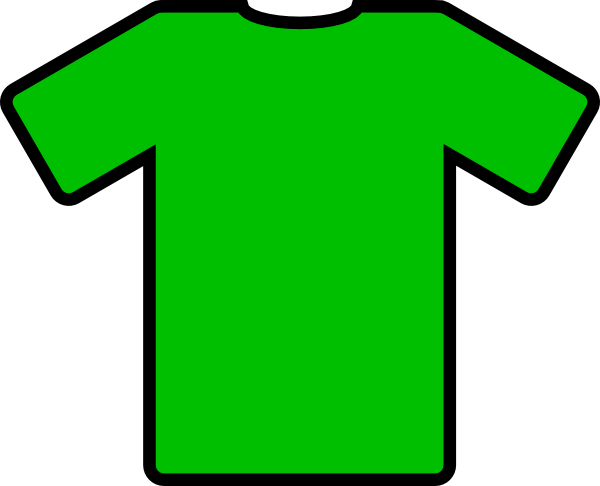 Green Tshirt Clip Art - vector clip art online ...