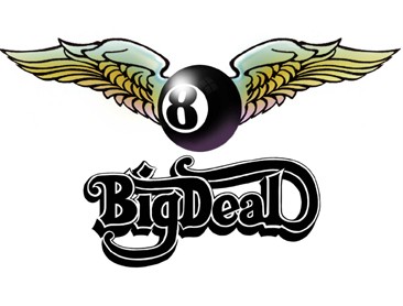 DAVE DEAL FLYING 8 BALL LOGO T-SHIRT 4088 - Moonlight Media