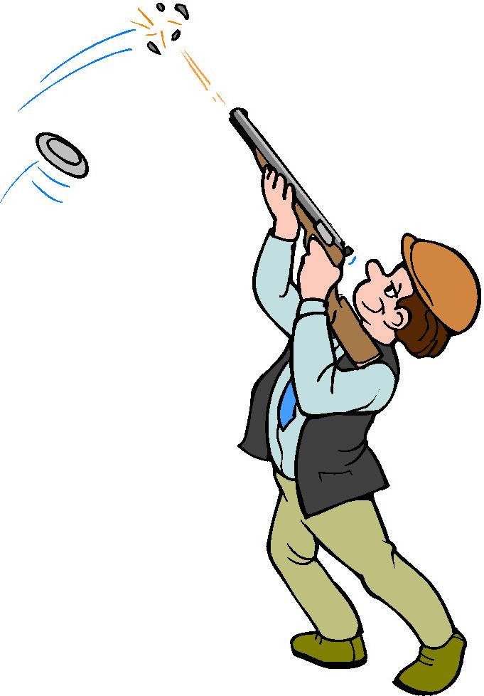 Clay- Pigeon Clipart