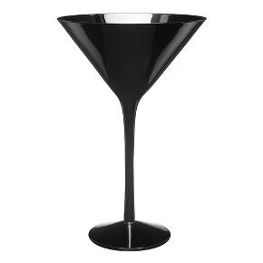 Martini Glasses Set of 6 - Midnight Black : Target