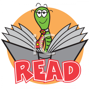 School subject reading clipart