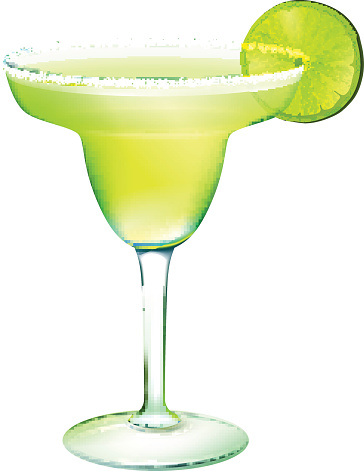 Silhouette Of A Margaritas Clip Art, Vector Images & Illustrations ...