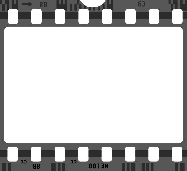 Blank film strip clipart