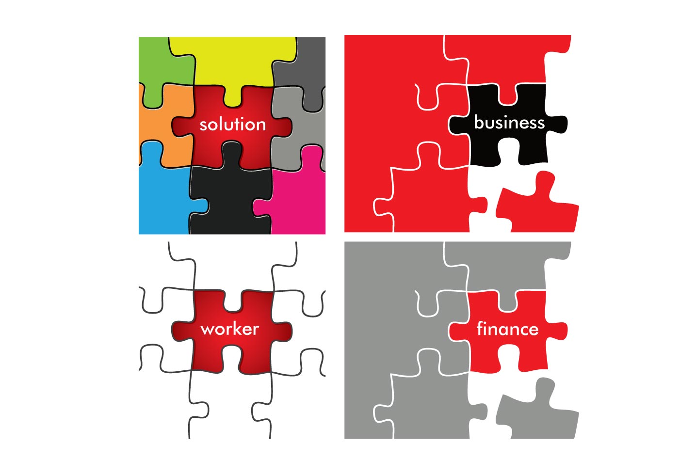 Puzzle Free Vector Art - (1077 Free Downloads)