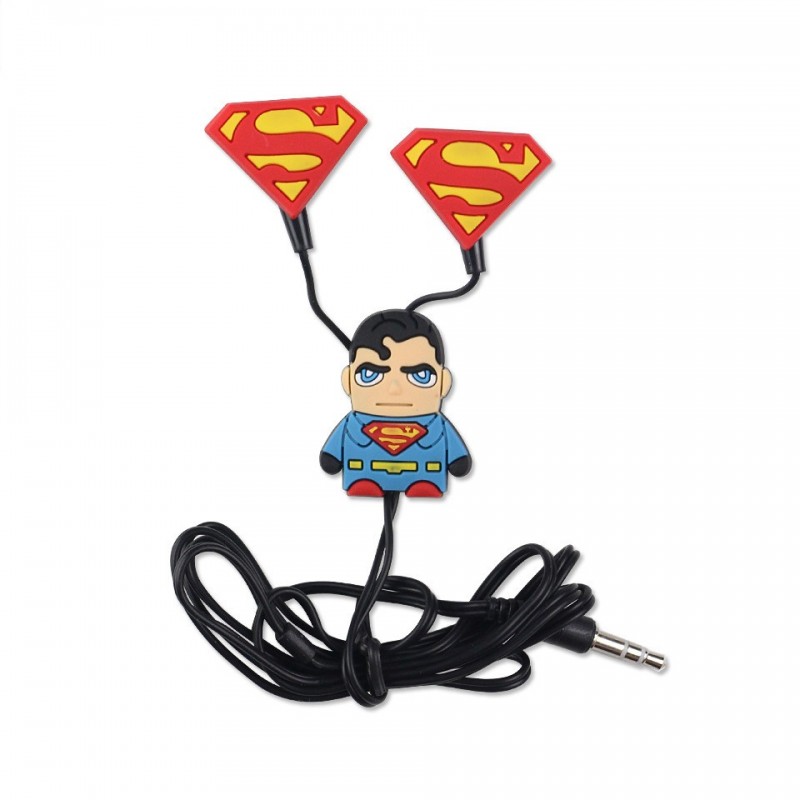 Cartoon Novelty In-ear Earphones Headset Superman Design - from ...