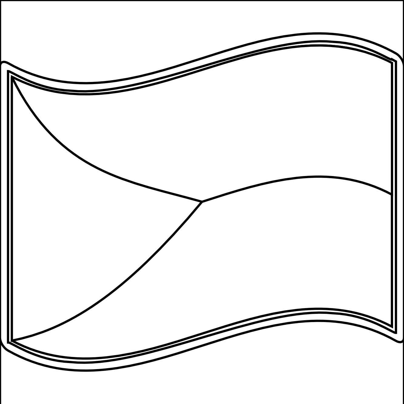 Philippine Flag Clipart Black And White