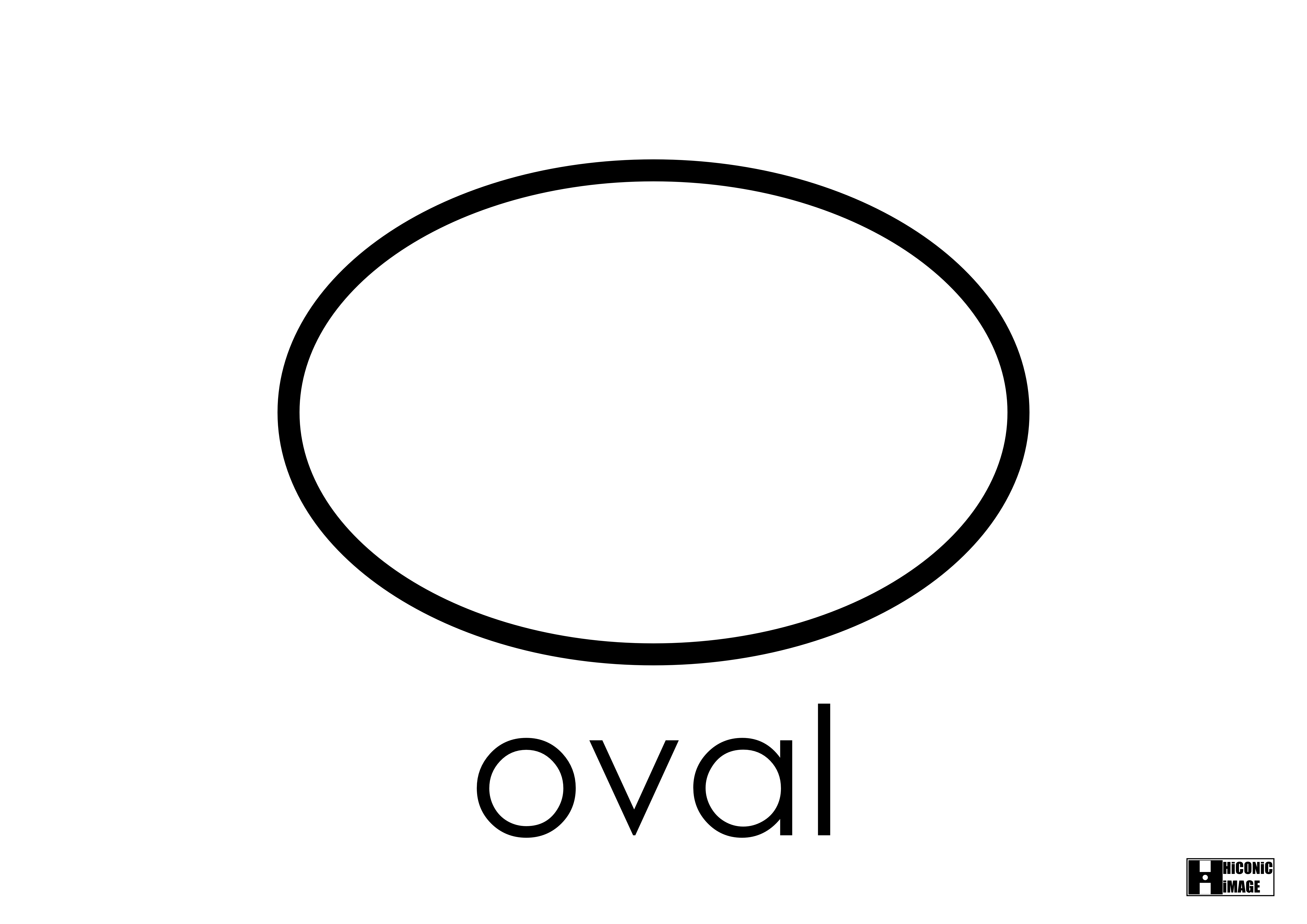 Oval Printable Template