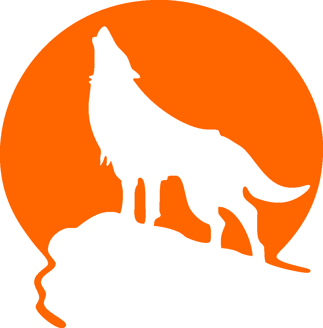 Howling Wolf Clip Art - Tumundografico