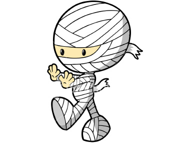 Cute Halloween Mummy Clip Art - Free Clipart Images