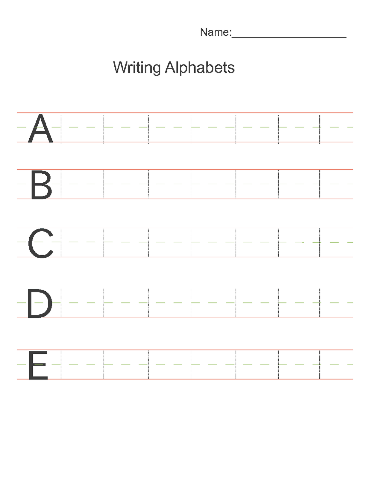Writing Worksheets for Kids | Activity Shelter