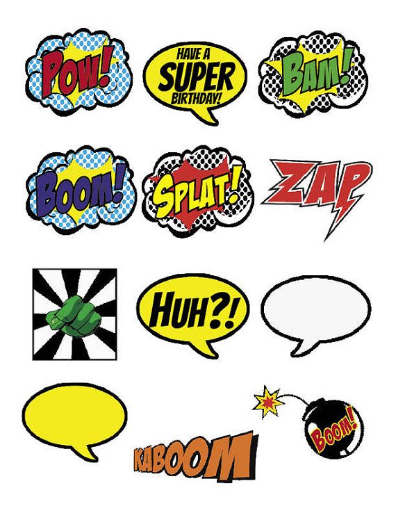 Batman Boom Pow - ClipArt Best