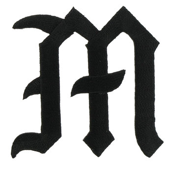 2" Black Old English Iron-On Letter - M | Hobby Lobby | 502963