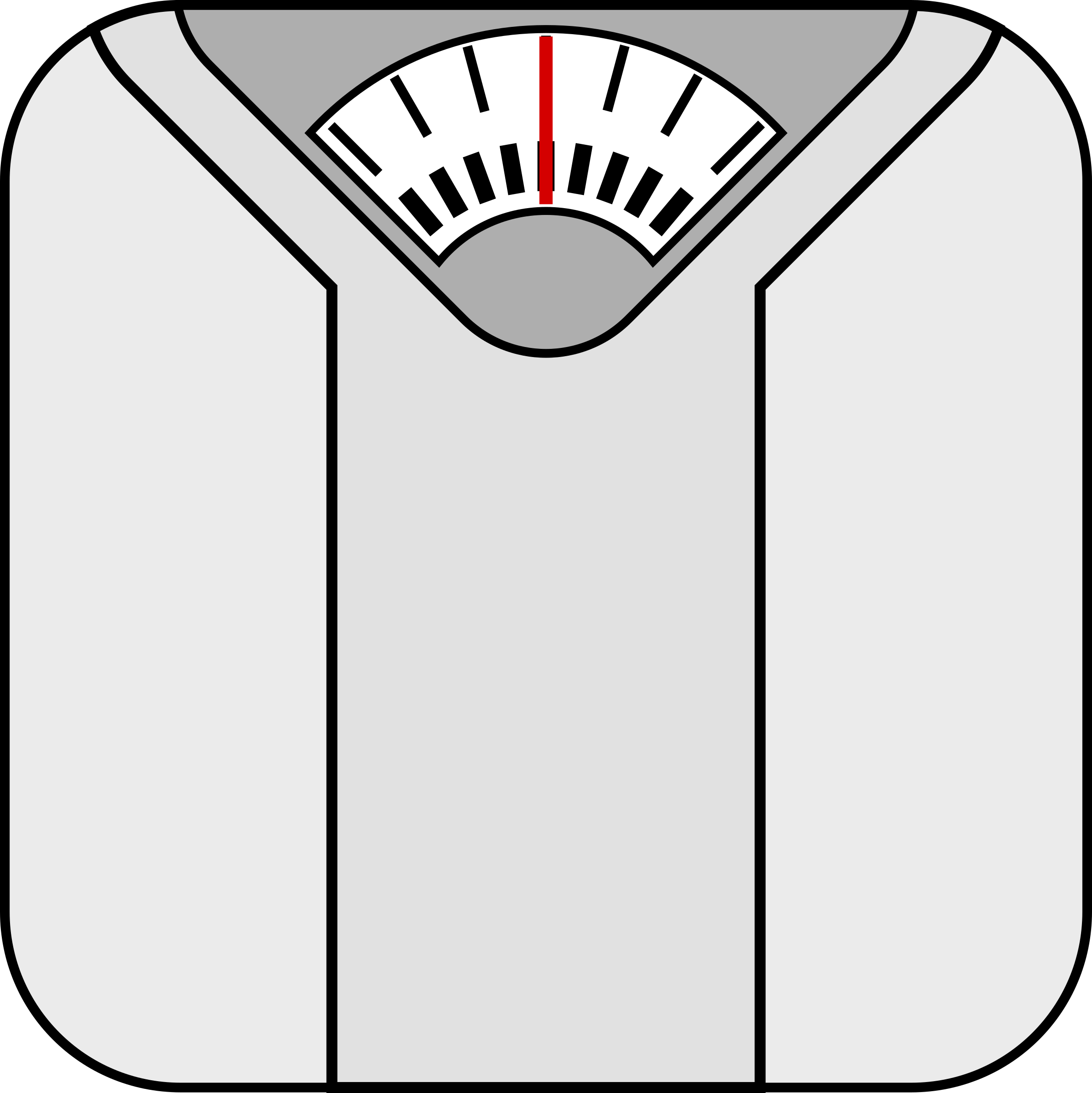 Clipart - Bathroom scale