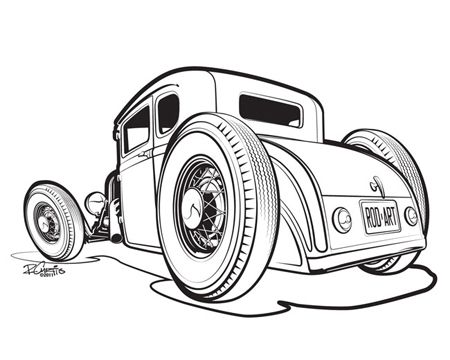 1000+ images about Hotrod Clip Art