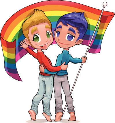 Cartoon Of Funny Gay Men Clip Art, Vector Images &amp; Illustrations ...
