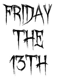 Friday the 13th clip art free