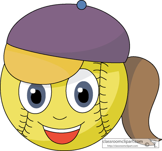 Free animated softball clipart